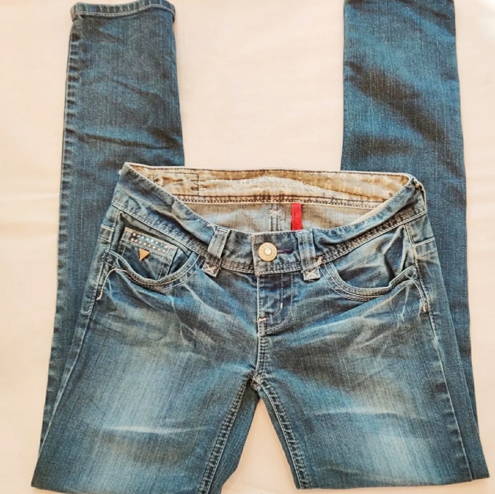 Guess Daredevil Skinny Jeans Size 26